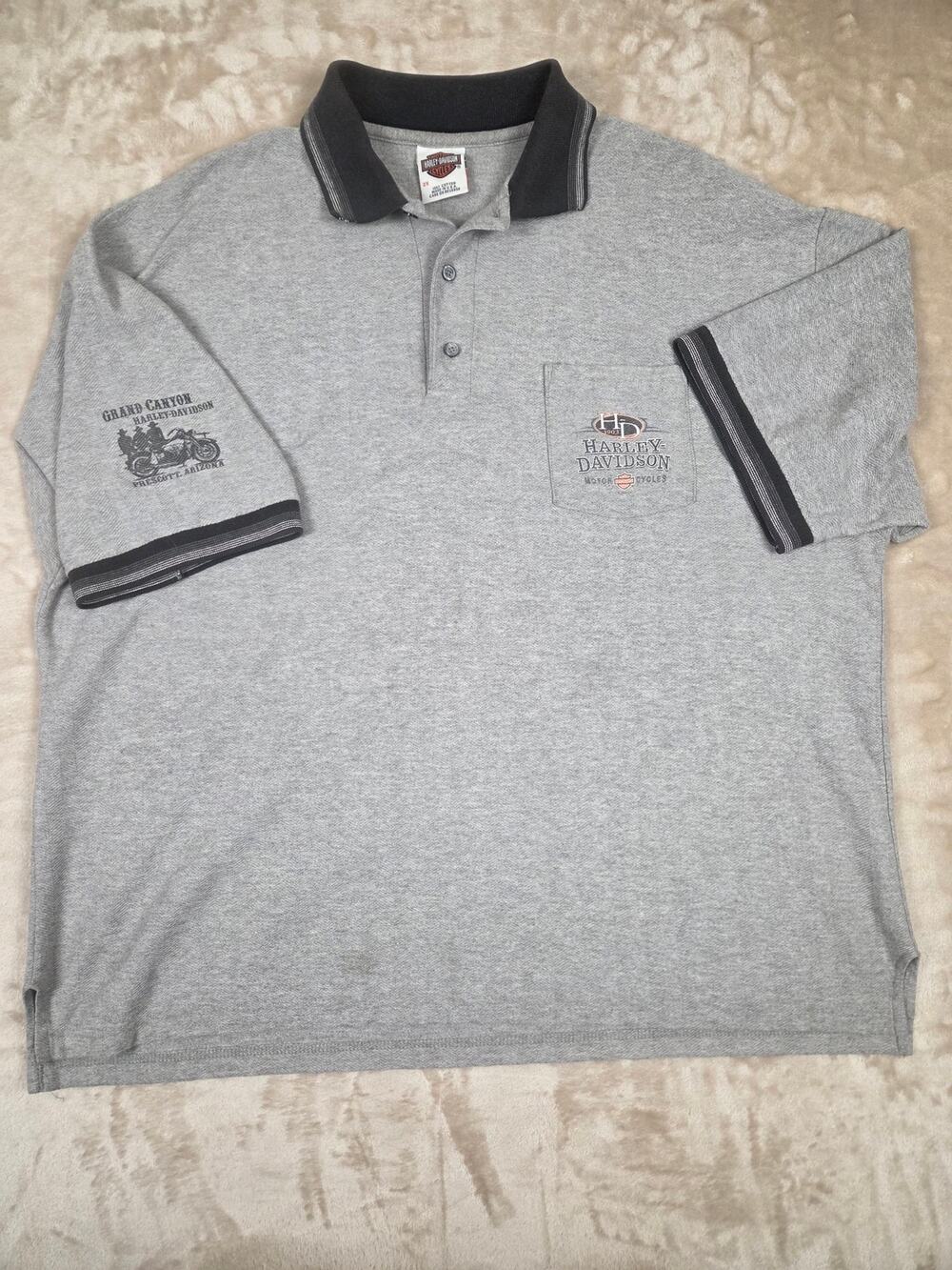Harley-Davidson Gray Polo Shirt